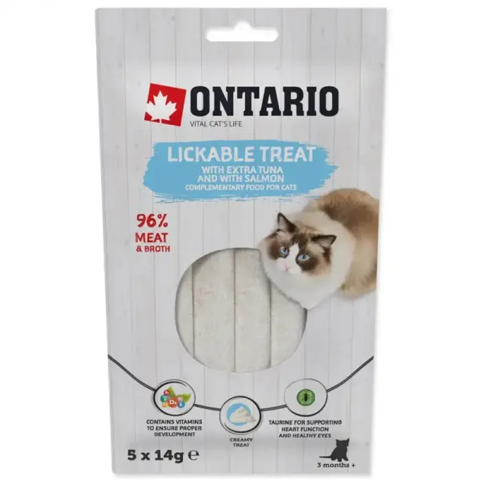 Ontario laizāmi kārumi ar tunci un lasi, 5 x 14 g