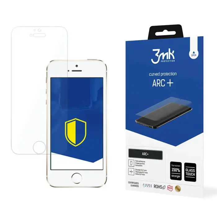 Apple iPhone 5|5S|SE - 3mk ARC+ aizsargplēve