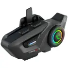 Motorcycle intercom Crown C10 Bluetooth 5.3 black — Foto 5