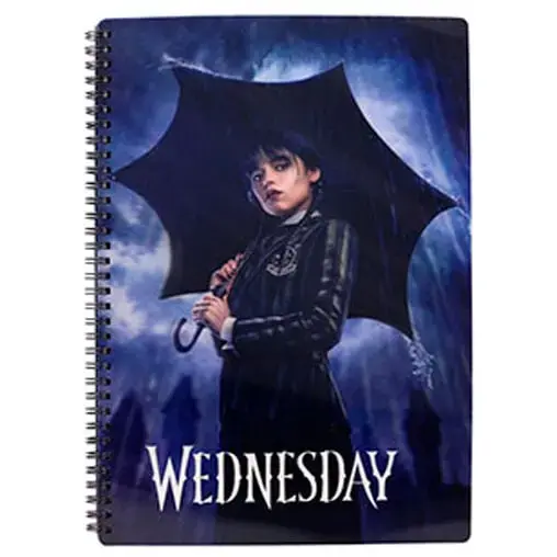 Wednesday Rain A4 Notebook