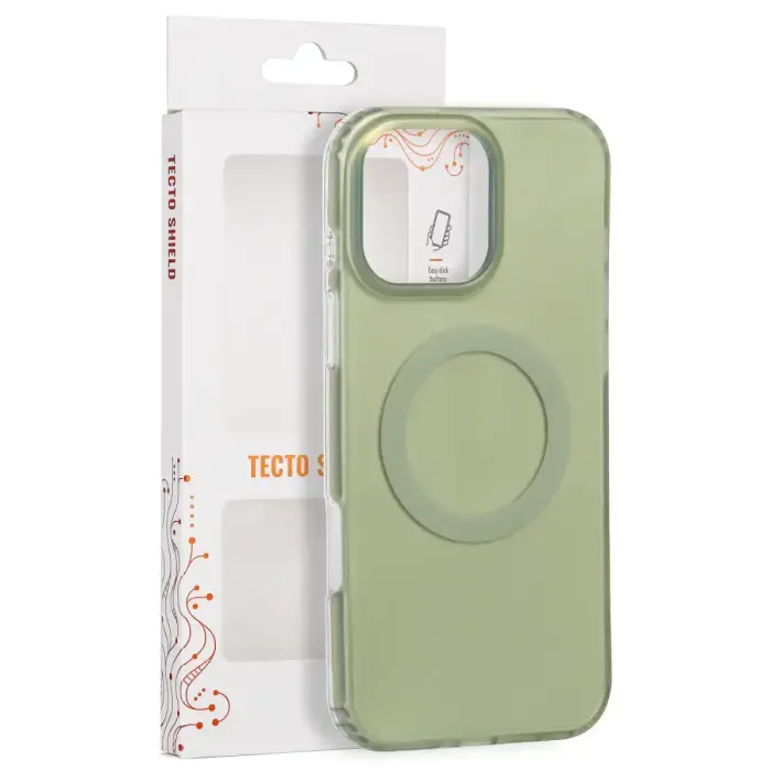 Tecto Shield Mistiq Mag vāks iPhone 16 Pro Max 6.9" olive