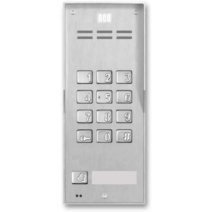ACO FAM-P-1NPZSACC NT surface-mounted panel 1-tenant, key-fob reader, combination lock.
