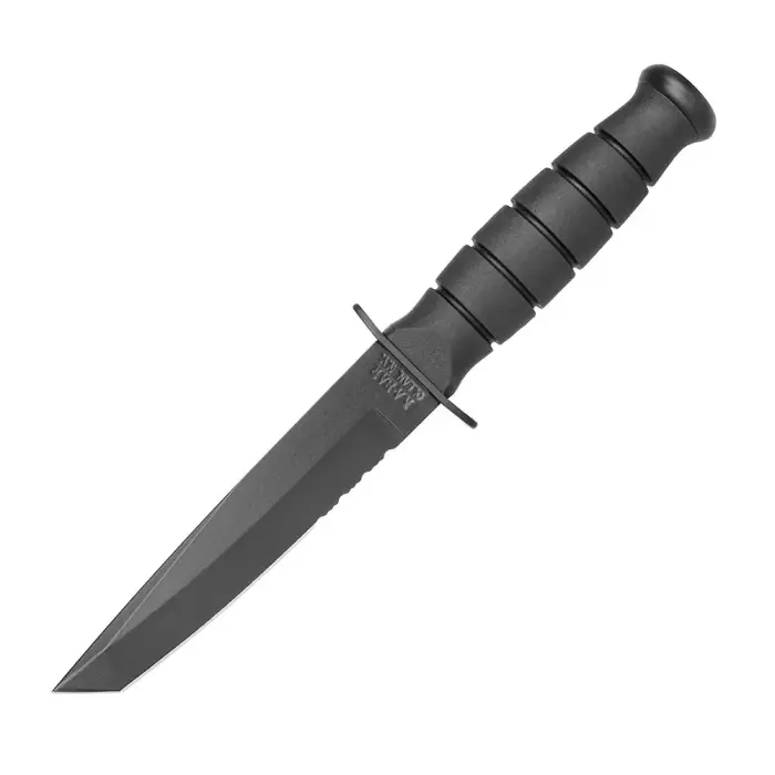 Ka-Bar Short Tanto sõjaväenuga – sakiline – must – 1255