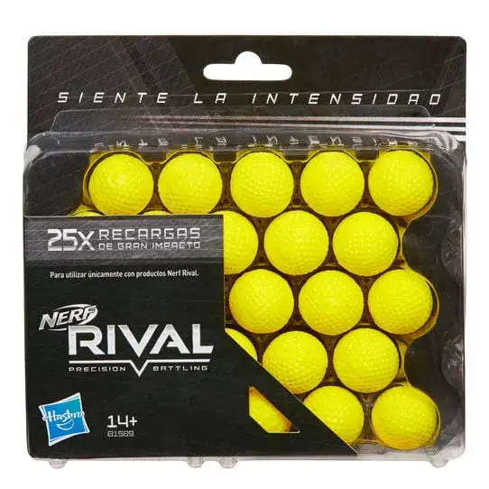 Nerf Rival 25 užpildai