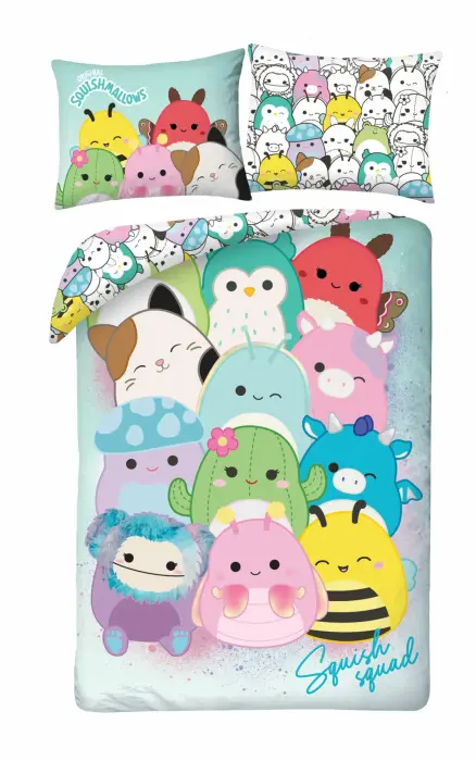 Kids bedding set Squishmello H26 140x200 cm, multicolour