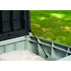 Novel Storage Box 340L grey/black Photo