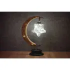 Table Lamp Bedside Twirl Star Art Deco (version 3) EID — Photo 6