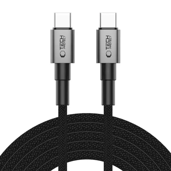Tech-Protect Ultraboost DNA USB-C Data and Charging Cable, 100W, 3m – Gray