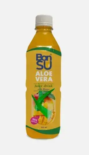 Alvejas un mango sulas dzēriens ar alvejas mīkstumu (56%) BONSU, 500ml, PET (DEP)
