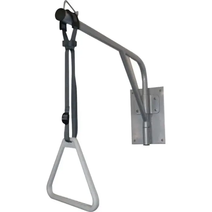 Boom with triangular handle