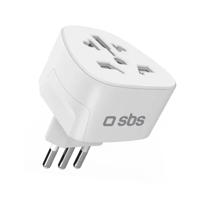 SBS IT universalus kelioninis adapteris - Baltas