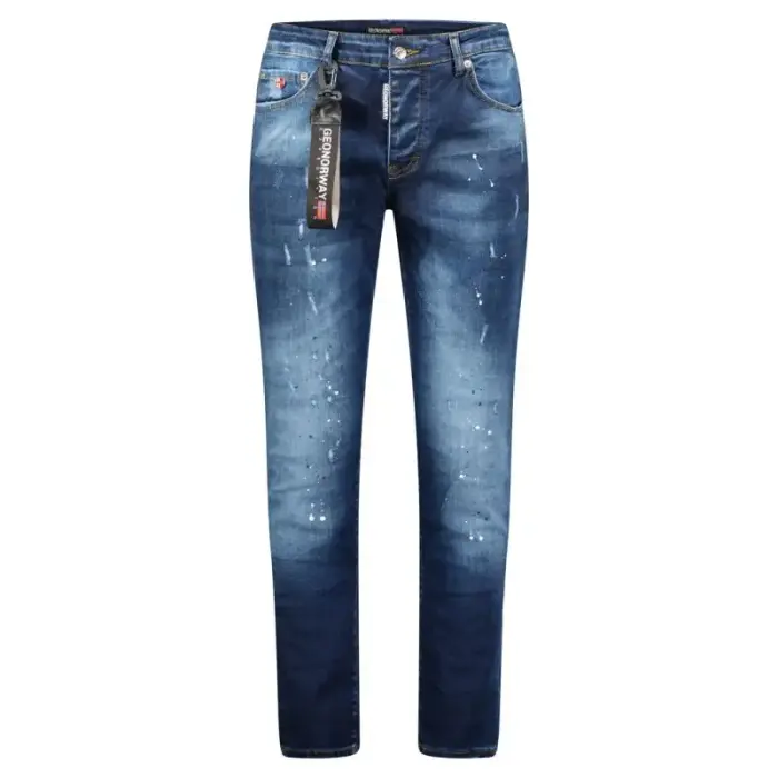Geographical Norway MOD 207 EO MEN 2614 blue men's trousers (SW6365H/GNO-Blue) - Size: 32