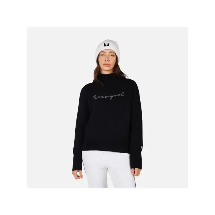 ROSSIGNOL W SIGNATURE SWEATER kampsun must - XL