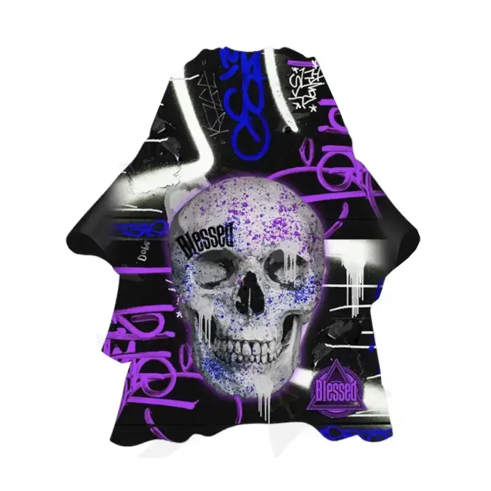 Eurostil violetinė balaklava su neopreno kaklu