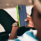 FANCY Book Case for iPhone 16 Plus Navy / Lime — Photo 6