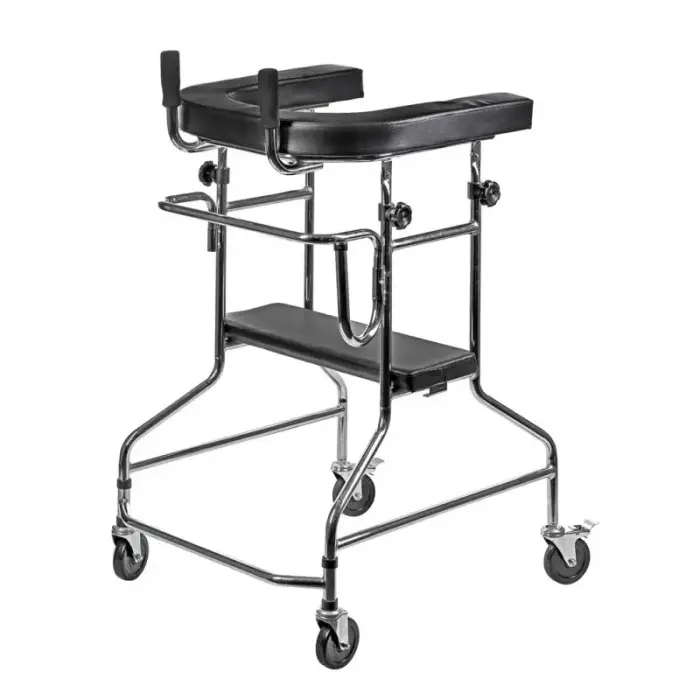 High rehabilitation walker, pulpit type