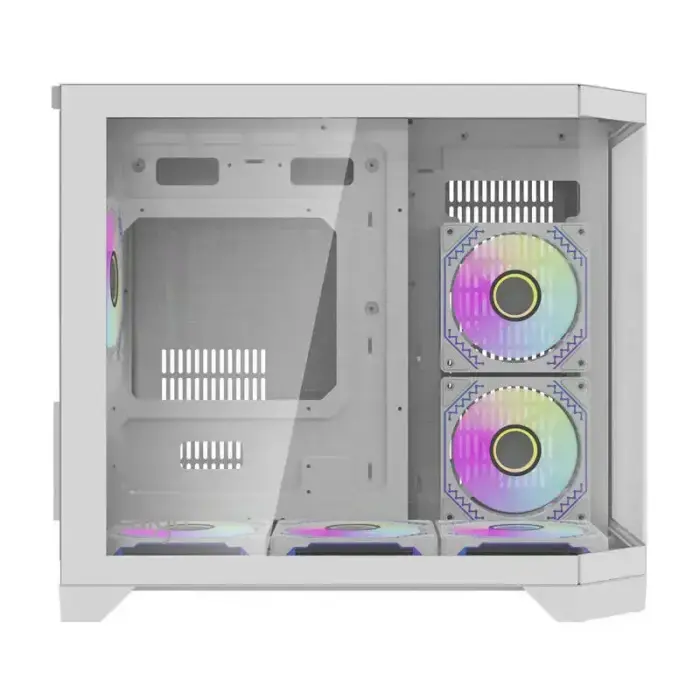 Darflash FT418 computer case + 6 aRGB fans (white) Foto 4