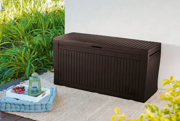 Uzglabāšanas kaste Comfy Storage Box 270L brūna Foto 6