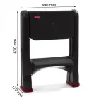 Folding step bench 48,6x17,2x63cm Photo