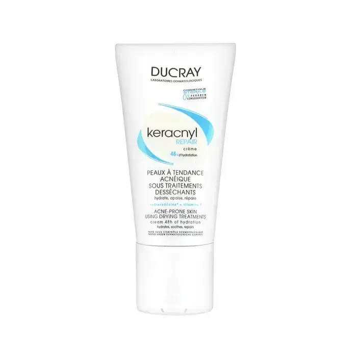Ducray Keracnyl Mitrinošs atjaunojošs krēms 48h 50ml