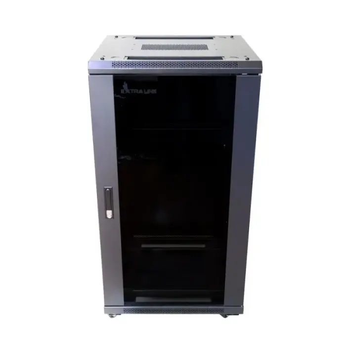 EXTRALINK PÕRANDAKAPP RACK 22U 600X800 MUST