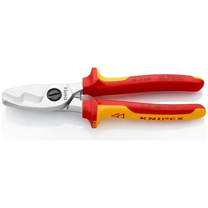 Knipex 95 16 200 Rankinis kabelių kirpiklis
