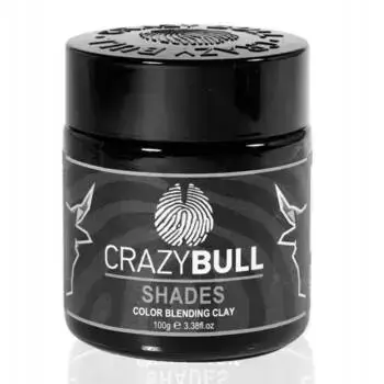 Crazy Bull Shades глина для смешивания оттенков, для придания формы и укладки волос 100 г