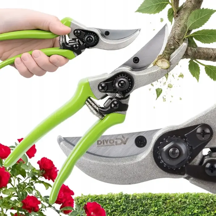 DIVODV hand-held garden pruners for plant branches and shrubs
