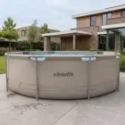 VIRTUFIT ROUND POOL 366 CM WITH FILTER PUMP BEIGE — Photo 7
