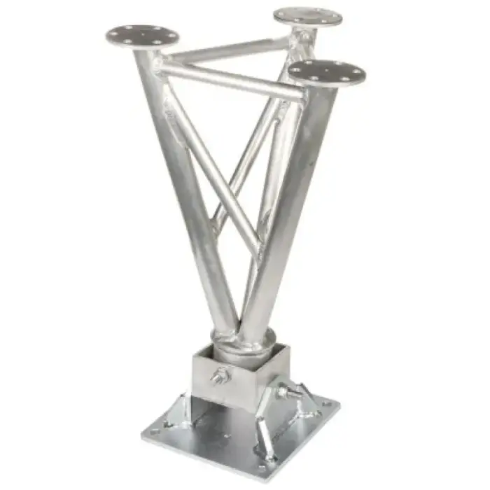ARTICULATED BASE FOR LATTICE MASTS WITH GUY LEADERS MK-1.5/POD-B