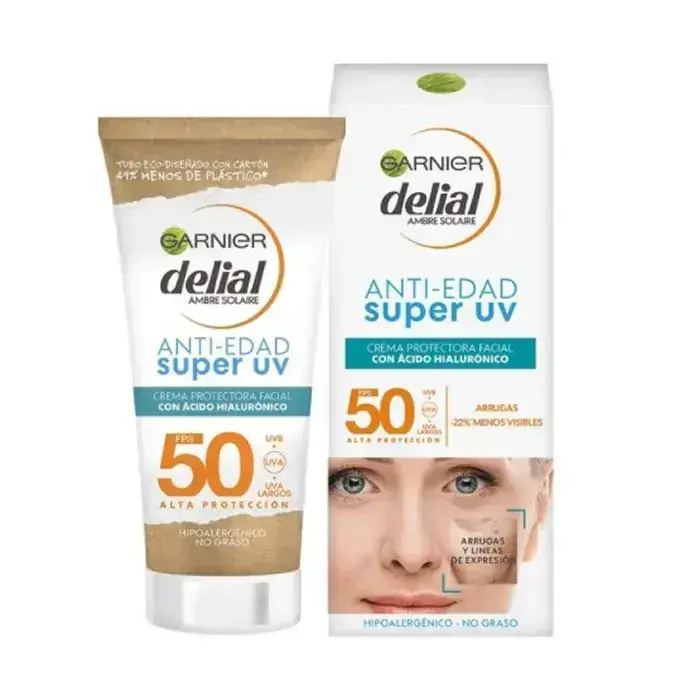 Delial Pretnovecošanās Super UV Sejas Aizsargkrēms SPF50 50ml