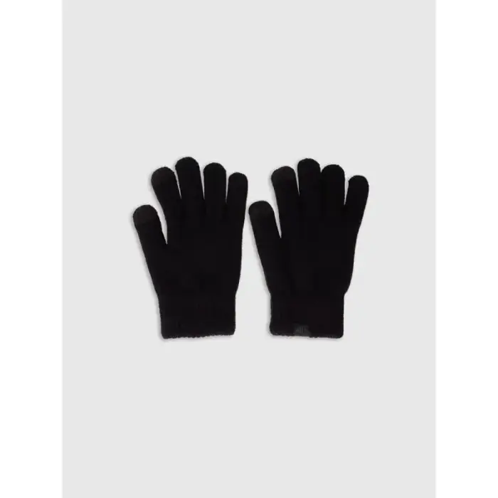 Touch Screen knitted gloves for children 4F 4FJWAW25AGLOU154-20S - Size: L/XL