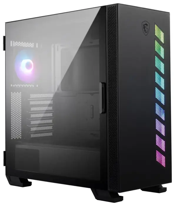 MSI case MAG VAMPIRIC 300R/ no PSU/ tempered glass/ 1x 120mm ARGB fan/1x USB3.1 Type-C/2x USB3.1/ black
