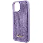 Guess Sequin Script Metal vāks iPhone 15 - Violets — Foto 7