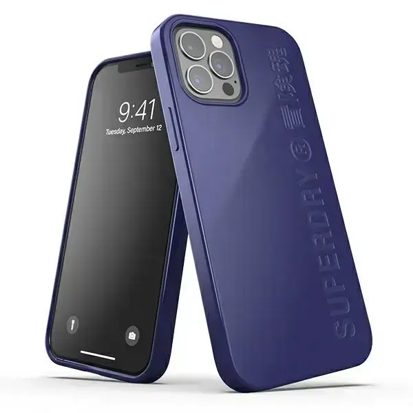 SuperDry Snap Case for iPhone 12 / 12 Pro - Navy