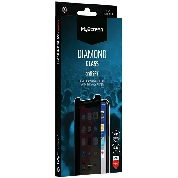 MyScreen AntiSPY Diamond Glass Privacy Glass for Apple iPhone 17