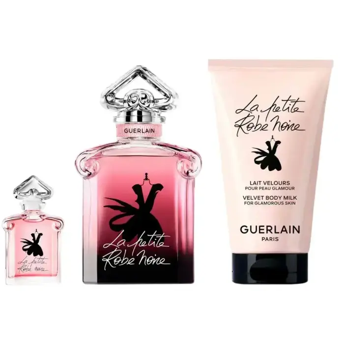 Guerlain La Petite Robe Noire Intense kinkekomplekt naistele: parfüümvesi 50ml + EDP 5ml + niisutav kehakreem 75ml