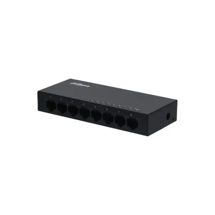 Dahua Technology Access DH-PFS3008-8GT Unmanaged L2 Gigabit Ethernet (10/100/1000) Black