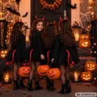 Disguise costume devil devil halloween — Photo 8