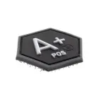 Bloodgroup Hexagon Rubber Patch – A Pos — Photo 2