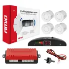 Parking assistant system LED 4 sensor white — Photo 1