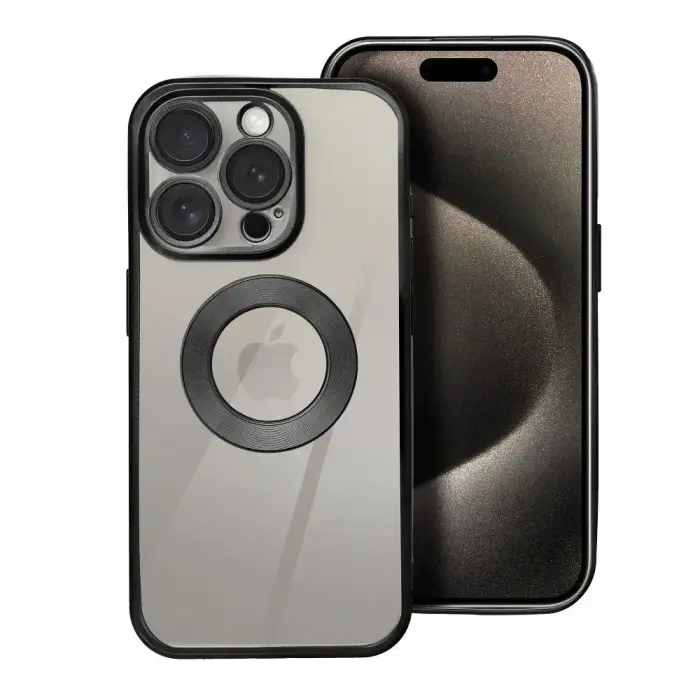 Maciņš GLAM iPhone 17 Pro black