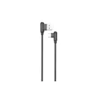 MX Corner Fast Charge USB-C Cable 2.4A 1m Black Angular — Photo 1