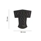 Thors Hammer Dragon Rubber Patch — Photo 5