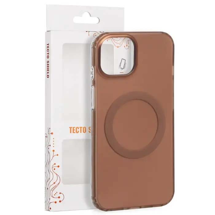 Tecto Shield Mistiq Mag vāks iPhone 13 / 14 6.1" brūns