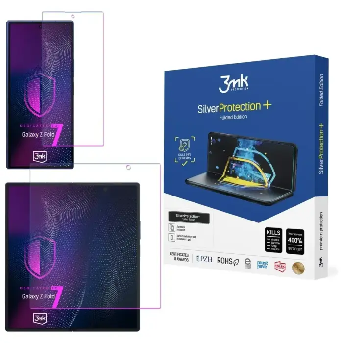 3mk SilverProtect+ antibakteriāla aizsargplēve Samsung Galaxy Z Fold 7