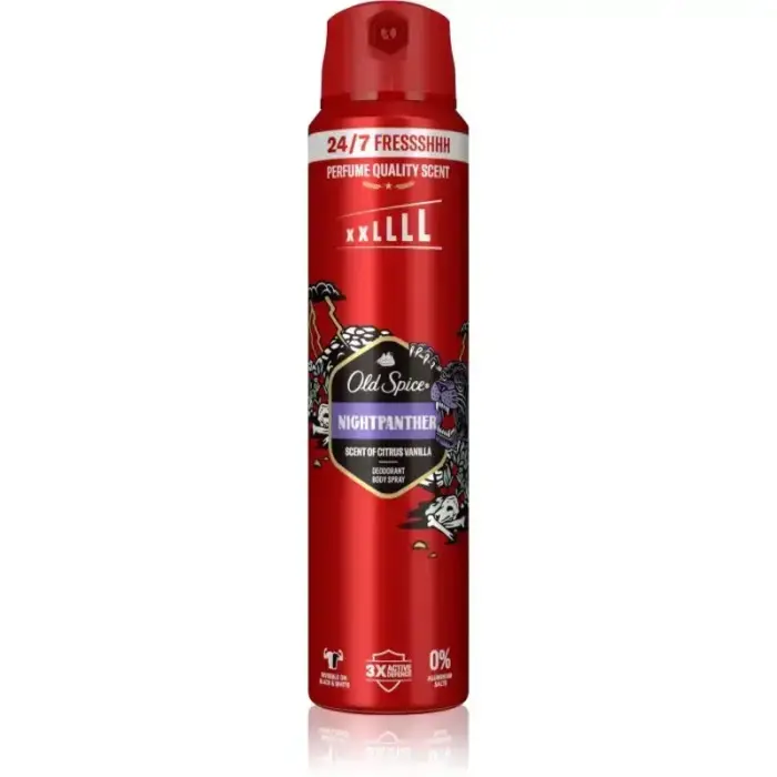 Old Spice Nightpanther Dezodorants un ķermeņa sprejs vīriešiem 250 ml