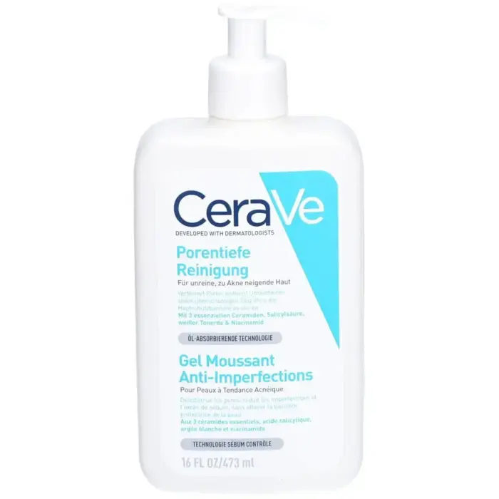CeraVe Valomasis prausiklis nuo netobulumų 473ml