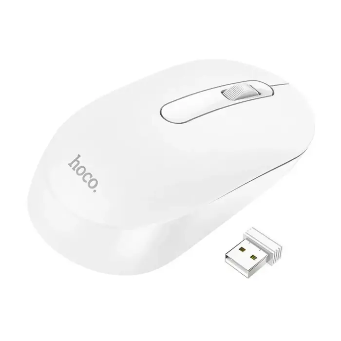 Hoco 2.4G 1200 dpi GM14 Wireless Mouse – White