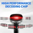Qoltec barcode scanner | 1D | CCD matrix | USB | Black — Photo 7